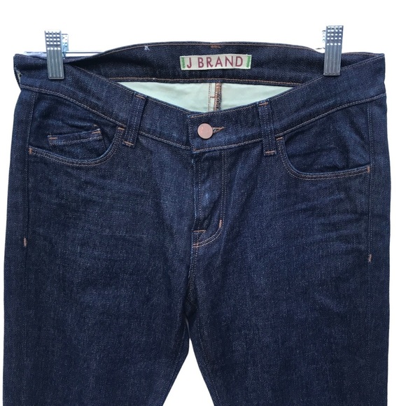 J BRAND JEANS Dark Indigo STIN 9512 Stockholm SKINNY Slim 5-POCKET 25 jeans - Picture 10 of 11